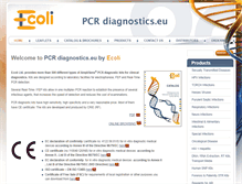 Tablet Screenshot of pcrdiagnostics.eu